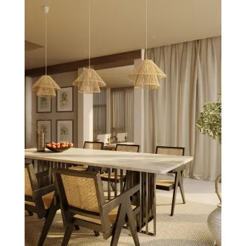 Maxlight Amalfi II natúr-fehér függesztett lámpa (MAX-P0578) E27 1 izzós IP20