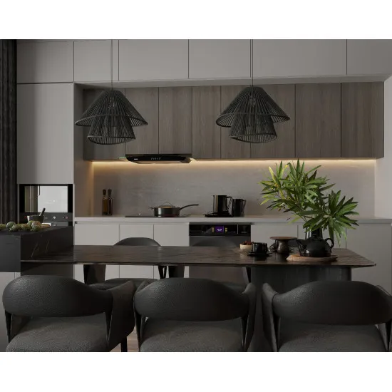 Maxlight Amalfi II fekete függesztett lámpa (MAX-P0580) E27 1 izzós IP20