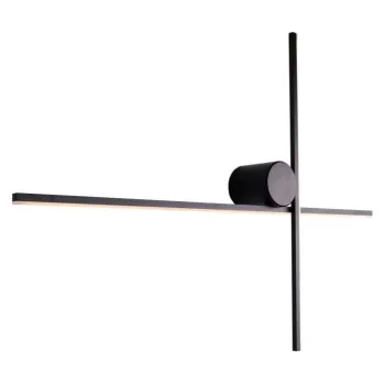 Maxlight Arne fekete fürdőszobai LED falikar (MAX-W0369) LED 1 izzós IP44