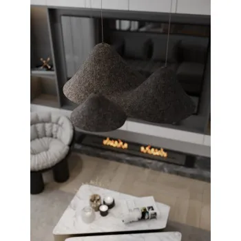 Maxlight Bellmond fekete LED függesztett lámpa (MAX-P0565) LED 3 izzós IP20