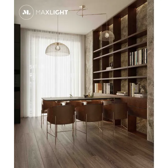 Maxlight Concept arany függesztett lámpa (MAX-P0454) E27 2 izzós IP20