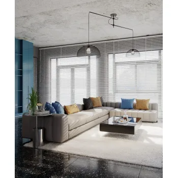 Maxlight Concept fekete függesztett lámpa (MAX-P0455) E27 2 izzós IP20