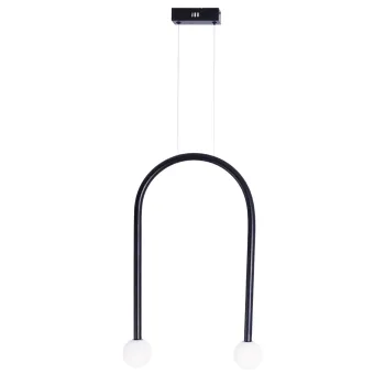 Maxlight Enigma fekete LED függesztett lámpa (MAX-P0513) LED 2 izzós IP20