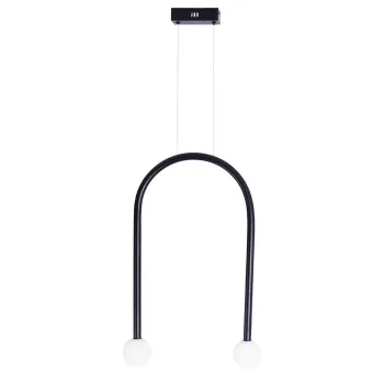 Maxlight Enigma fekete LED függesztett lámpa (MAX-P0513) LED 2 izzós IP20