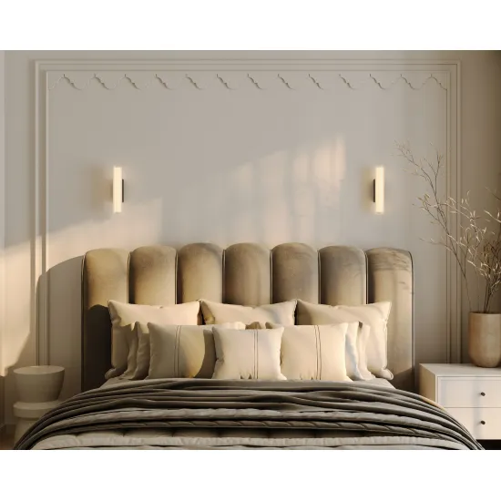 Maxlight Fayette fekete fürdőszobai LED falikar (MAX-W0363) LED 1 izzós IP44