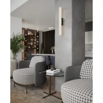 Maxlight Fayette fekete fürdőszobai LED falikar (MAX-W0365) LED 1 izzós IP44