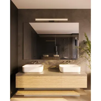 Maxlight Fayette fekete fürdőszobai LED falikar (MAX-W0367) LED 1 izzós IP44