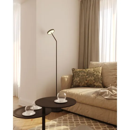 Maxlight Ibiza fekete LED állólámpa (MAX-F0060) LED 1 izzós IP20