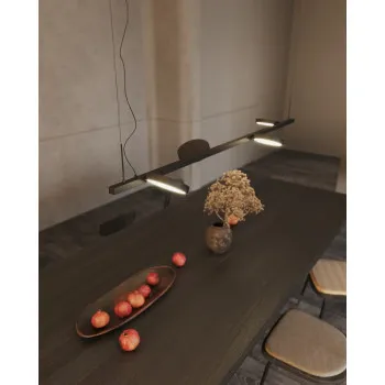 Maxlight Ibiza fekete LED függesztett lámpa (MAX-P0529) LED 4 izzós IP20