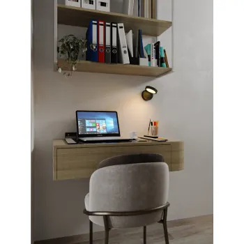 Maxlight Ibiza fekete LED fali lámpa (MAX-W0350) LED 1 izzós IP20