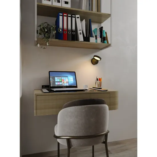 Maxlight Ibiza fekete LED fali lámpa (MAX-W0350) LED 1 izzós IP20