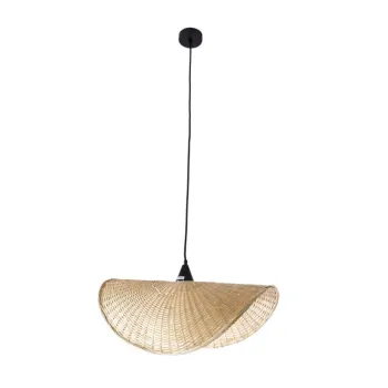 Maxlight Koshi fekete-natúr függesztett lámpa (MAX-P0498) E27 1 izzós IP20