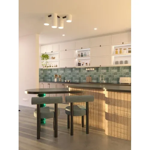 Maxlight Laxer fekete-fehér mennyezeti lámpa (MAX-C0228) GU10 4 izzós IP20