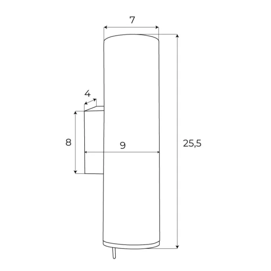 Maxlight Laxer fehér fali lámpa (MAX-W0331) GU10 2 izzós IP20