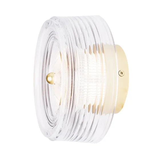 Maxlight Lipari arany-átlátszó LED fali lámpa (MAX-W0358) LED 1 izzós IP20