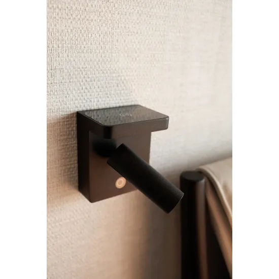 Maxlight Lofer fekete LED fali lámpa (MAX-W0374) LED 1 izzós IP20