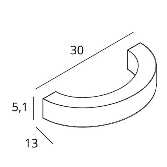 Maxlight Lotus bronz LED fali lámpa (MAX-W0359) LED 1 izzós IP20