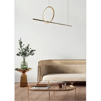 Maxlight Lozanna arany LED függesztett lámpa (MAX-P0390) LED 1 izzós IP20