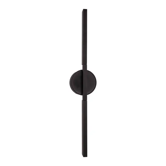 Maxlight Merano fekete LED falikar (MAX-W0348) LED 2 izzós IP20