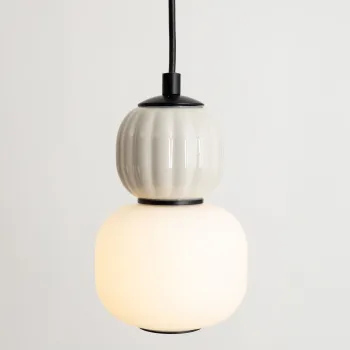 Maxlight Modern világosszürke LED függesztett lámpa (MAX-P0624) LED 1 izzós IP20