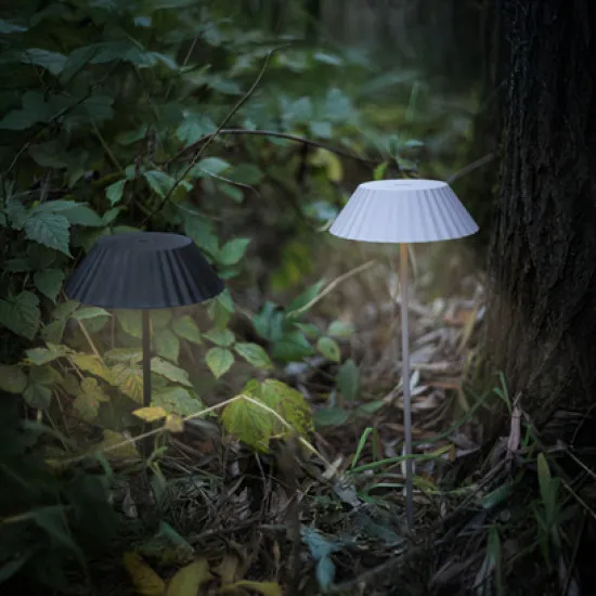 Maxlight Muffin szürke hordozható LED asztali lámpa (MAX-T0065) LED 1 izzós IP44
