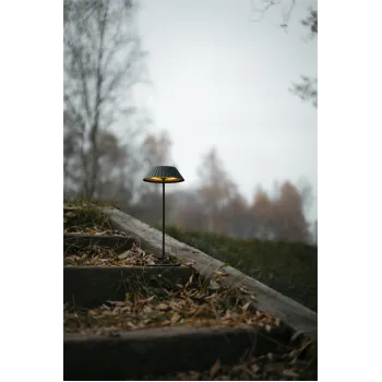 Maxlight Muffin fekete hordozható LED asztali lámpa (MAX-T0066) LED 1 izzós IP44