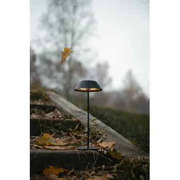 Maxlight Muffin fekete hordozható LED asztali lámpa (MAX-T0066) LED 1 izzós IP44