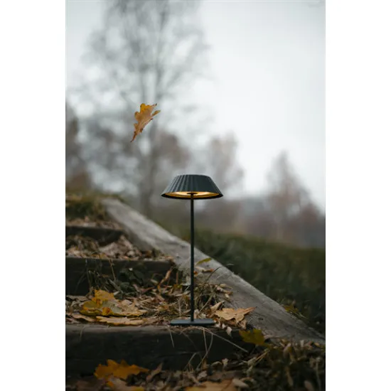 Maxlight Muffin fekete hordozható LED asztali lámpa (MAX-T0066) LED 1 izzós IP44