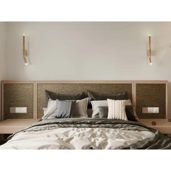 Maxlight Organic H arany LED falikar (MAX-W0340) LED 2 izzós IP20