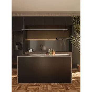 Maxlight Organic Horizon króm LED függesztett lámpa (MAX-P0359D) LED 1 izzós IP20