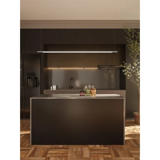 Maxlight Organic Horizon króm LED függesztett lámpa (MAX-P0359D) LED 1 izzós IP20