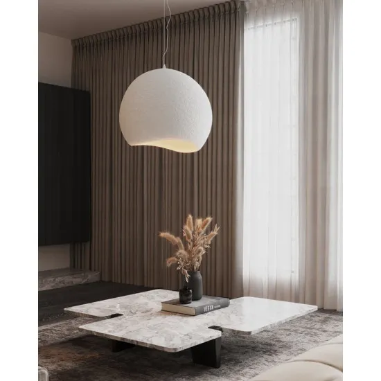 Maxlight Pierre fehér függesztett lámpa (MAX-P0534) E27 1 izzós IP20