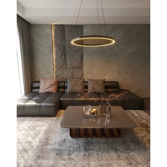 Maxlight Qled fekete LED függesztett lámpa (MAX-P0557) LED 1 izzós IP20