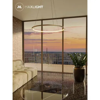 Maxlight Queen arany LED függesztett lámpa (MAX-P0493) LED 1 izzós IP20