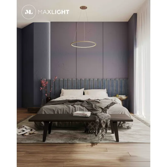 Maxlight Queen arany LED függesztett lámpa (MAX-P0493) LED 1 izzós IP20