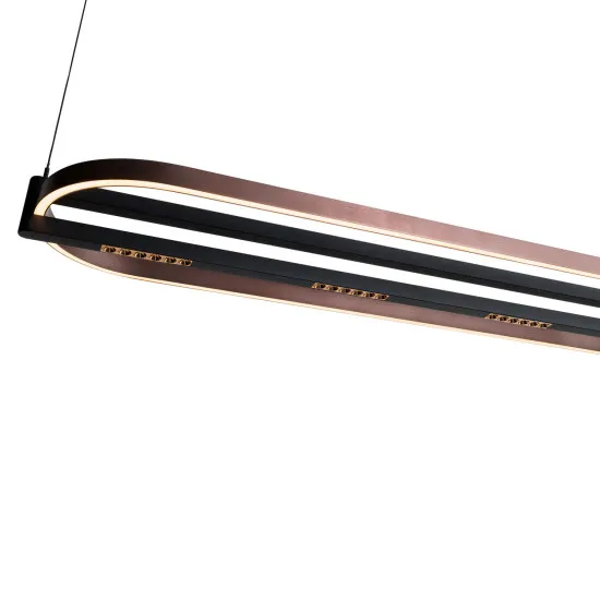 Maxlight Singapur kávébarna LED függesztett lámpa (MAX-P0553) LED 1 izzós IP20