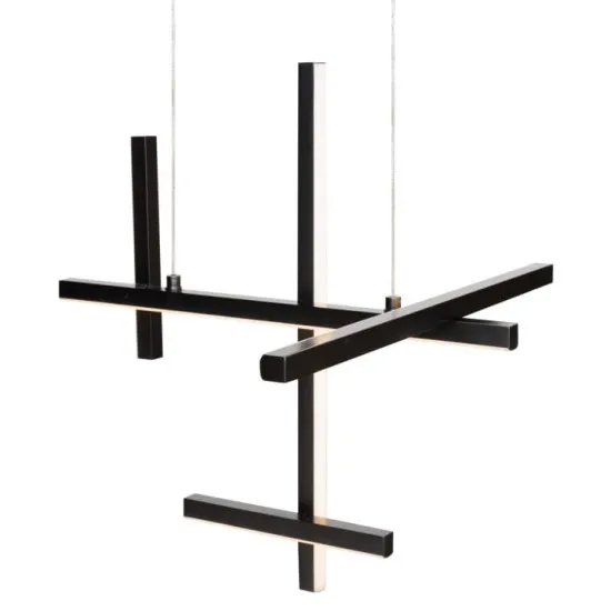 Maxlight Soho fekete LED függesztett lámpa (MAX-P0546) LED 1 izzós IP20