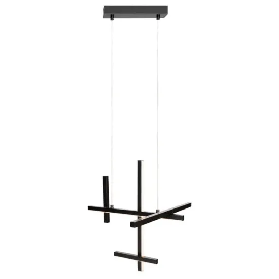 Maxlight Soho fekete LED függesztett lámpa (MAX-P0546) LED 1 izzós IP20