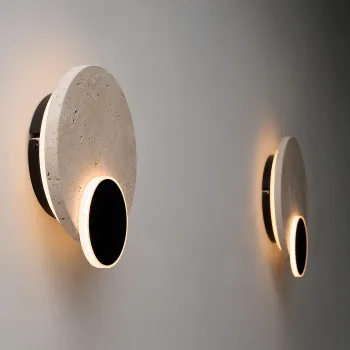 Maxlight Travertino szürke-fekete LED fali lámpa (MAX-W0394) LED 1 izzós IP20