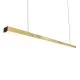 Maxlight Trio 1 csiszolt arany LED függesztett lámpa (MAX-P0475D) LED 1 izzós IP20