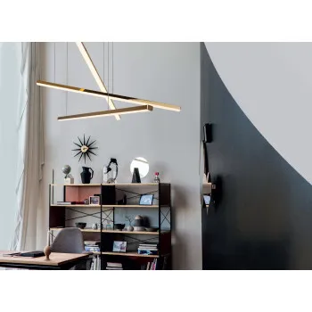 Maxlight Trio 3 arany LED függesztett lámpa (MAX-P0426D) LED 3 izzós IP20