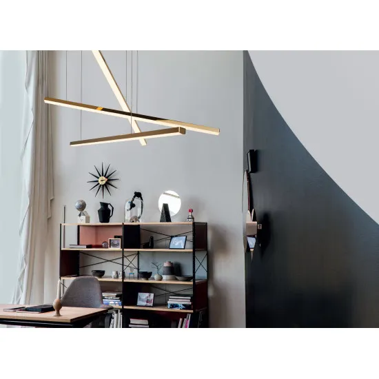 Maxlight Trio arany LED függesztett lámpa (MAX-P0426D) LED 3 izzós IP20