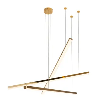 Maxlight Trio 3 arany LED függesztett lámpa (MAX-P0426D) LED 3 izzós IP20