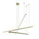 Maxlight Trio 3 csiszolt arany LED függesztett lámpa (MAX-P0474D) LED 3 izzós IP20