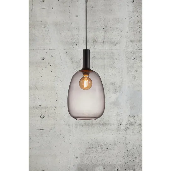 Nordlux Alton fekete függesztett lámpa (NOR-47303047) E27 1 izzós IP20