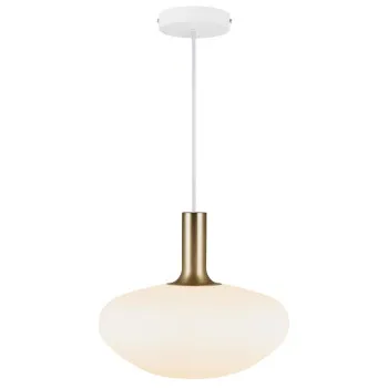 Nordlux Alton fehér függesztett lámpa (NOR-48973001) E27 1 izzós IP20