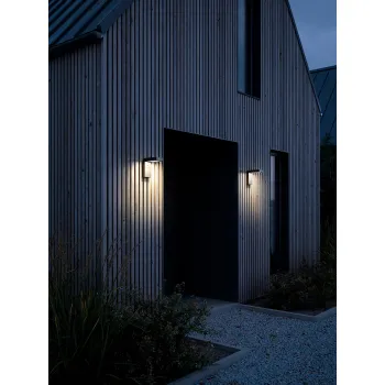 Nordlux Alya fekete LED mozgásérzékelős vízvédett kültéri fali lámpa (NOR-2118231003) LED 1 izzós IP44