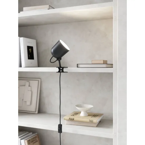 Nordlux Angle  fekete csiptetős lámpa (NOR-2220362003) GU10 1 izzós IP20