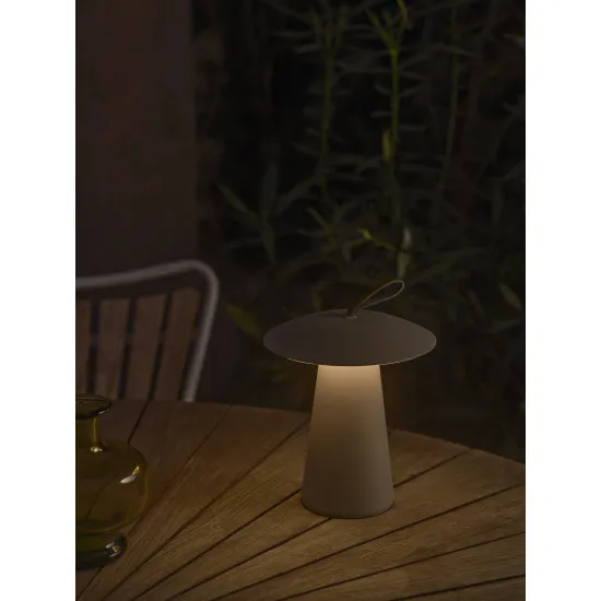 Nordlux Ara To-Go homok kültéri hordozható LED asztali lámpa (NOR-2318245008) LED 1 izzós IP54