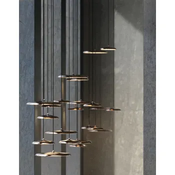 Nordlux Artist  barna LED függesztett lámpa (NOR-83083030) LED 1 izzós IP20